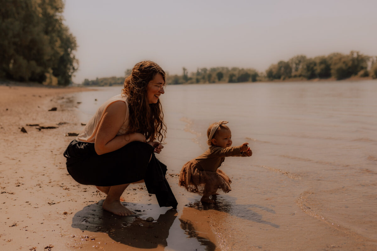 Familienshooting Rheinstrand